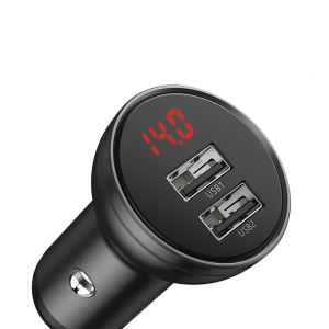 Baseus Digital Display Car Charger 24W