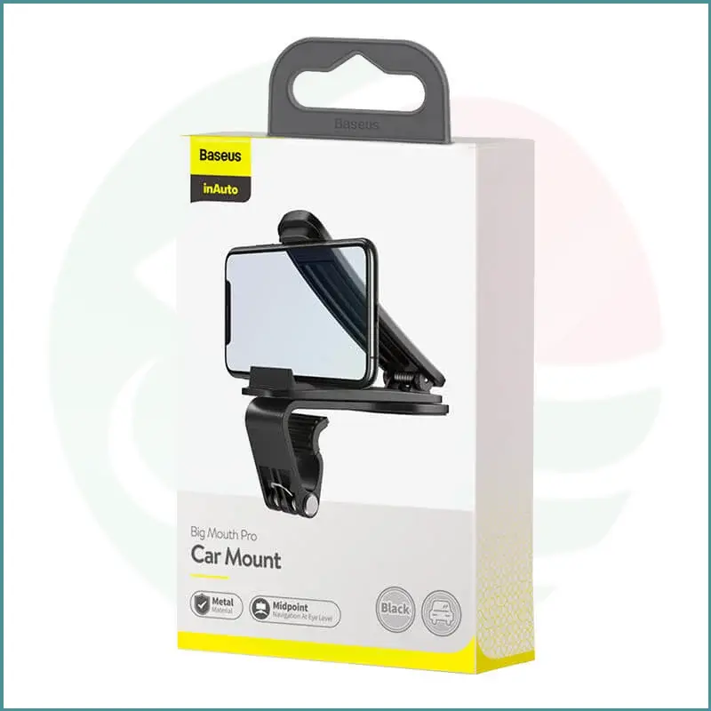 Baseus Big Mouth Pro Car Mount Phone Holder | Eye‑Level Navigation | 360° Rotation - Image 4