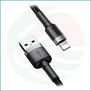 Baseus Cafule Lightning Cable | 1M | Tough Braided Wire | SR Protection | High‑Speed Transmission