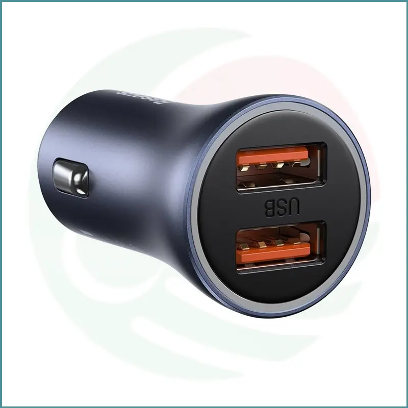 Baseus Car Charger | Dual USB‑A Intelligent Ports | 40W | (Pouch Packing)