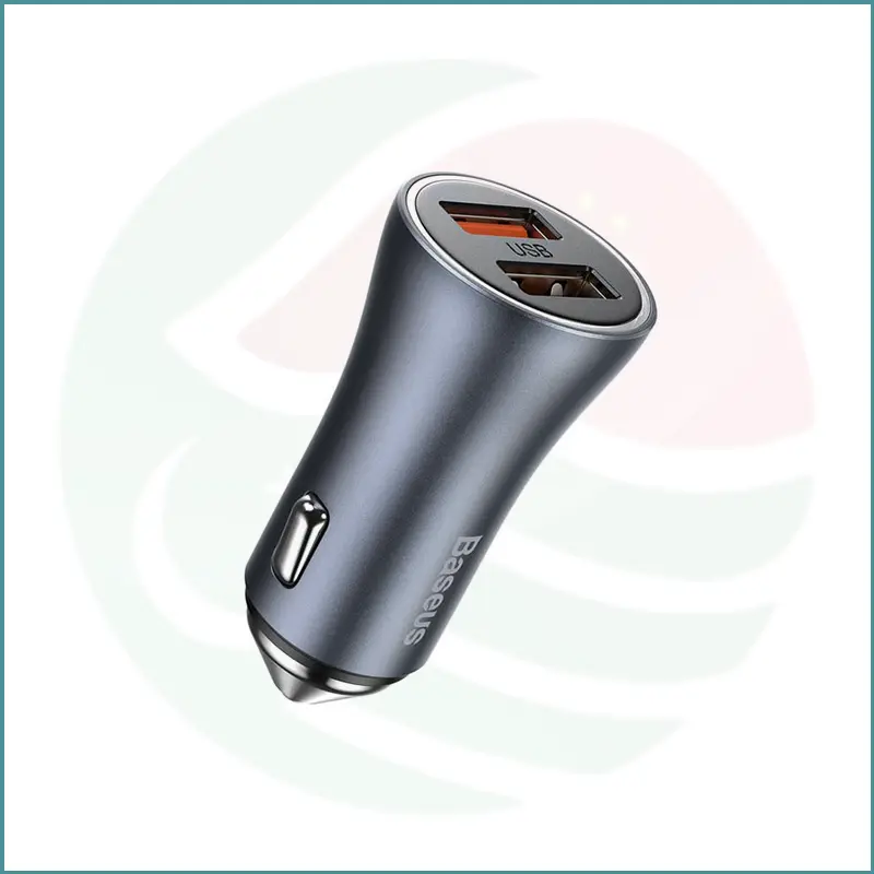 Baseus Car Charger | Dual USB‑A Intelligent Ports | 40W | (Pouch Packing) - Image 3