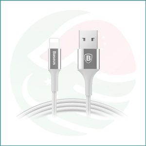Baseus Mirror Metal Design Cable with Indicator Light for iPhone