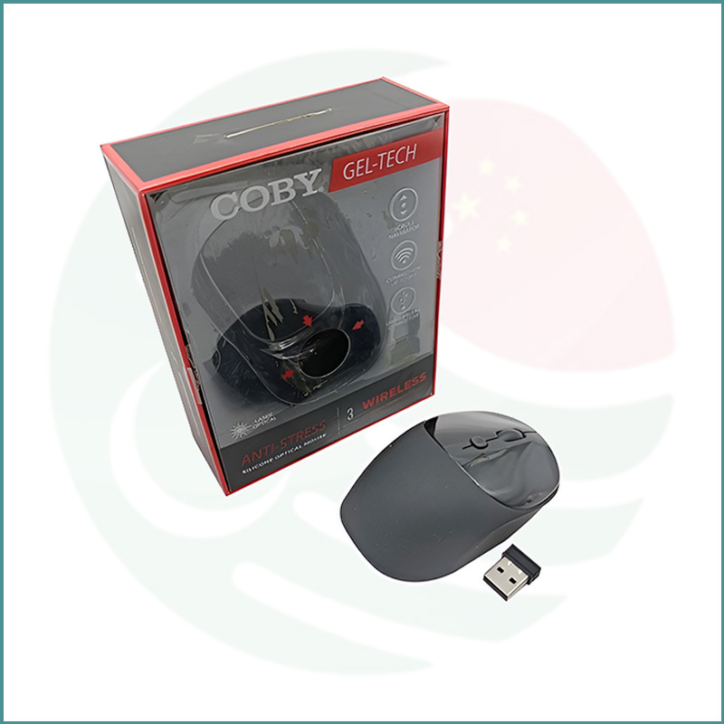 COBY Gel Tech Wireless Mouse - Anti Stress, Silicone, Optical Mouse - Image 3