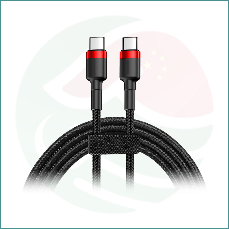 Cafule Series Type‑C to Type‑C PD2.0 Cable | 60W Fast Charging | 480Mbps Data Transfer | 1m