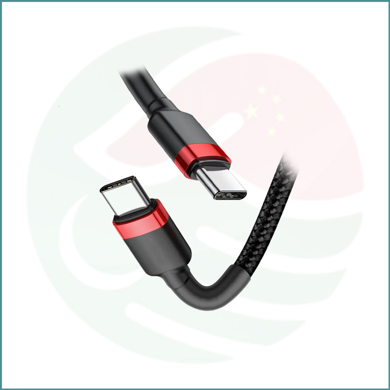 Cafule Series Type‑C to Type‑C PD2.0 Cable | 60W Fast Charging | 480Mbps Data Transfer | 1m - Image 2