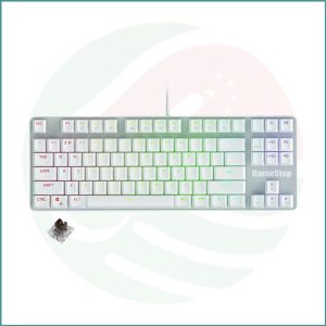 GameStop GS200 FPS Sniper ARGB Mechanical Gaming Keyboard - White (Brown Switches)