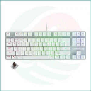 GameStop GS200 FPS Sniper ARGB Mechanical Gaming Keyboard - White (Brown Switches)