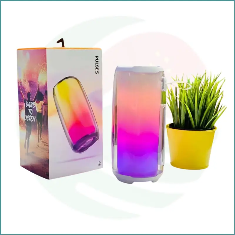 Pulse 5 Portable Bluetooth Speaker | 360° Light Show | Deep Bass | Waterproof | 12H Playtime - Image 4