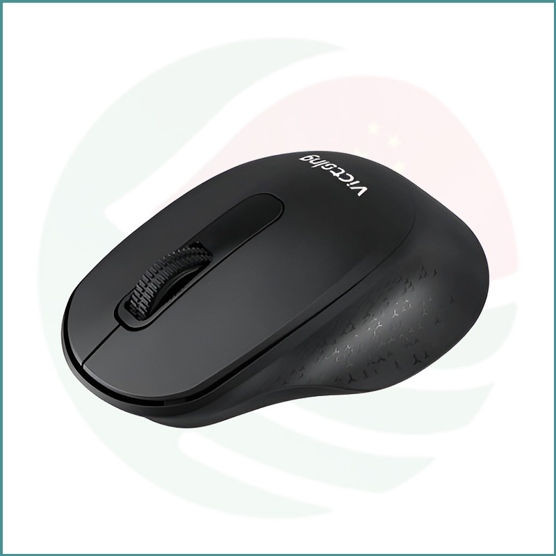 Victsing 2.4G Slim Silent Wireless Mouse, Silent Click, Portable, Ergonomic Design Mouse - Black | PC299A - Image 3