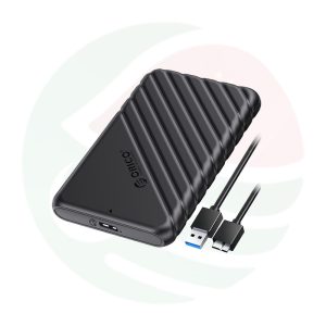 ORICO 2.5 inch External Hard Drive Enclosure USB 3.0 to SATA III, Micro-B Hard Drive Enclosure, 7mm and 9.5mm SATA HDD SSD Supported - Black (25PW1-U3)