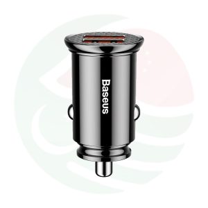 Baseus Car Charger Dual QC 3.0, 30 w, BS-C16Q1 CC, Fast Car Charger with Two USB Quick Charge 3.0 Ports - open box, pouch packing