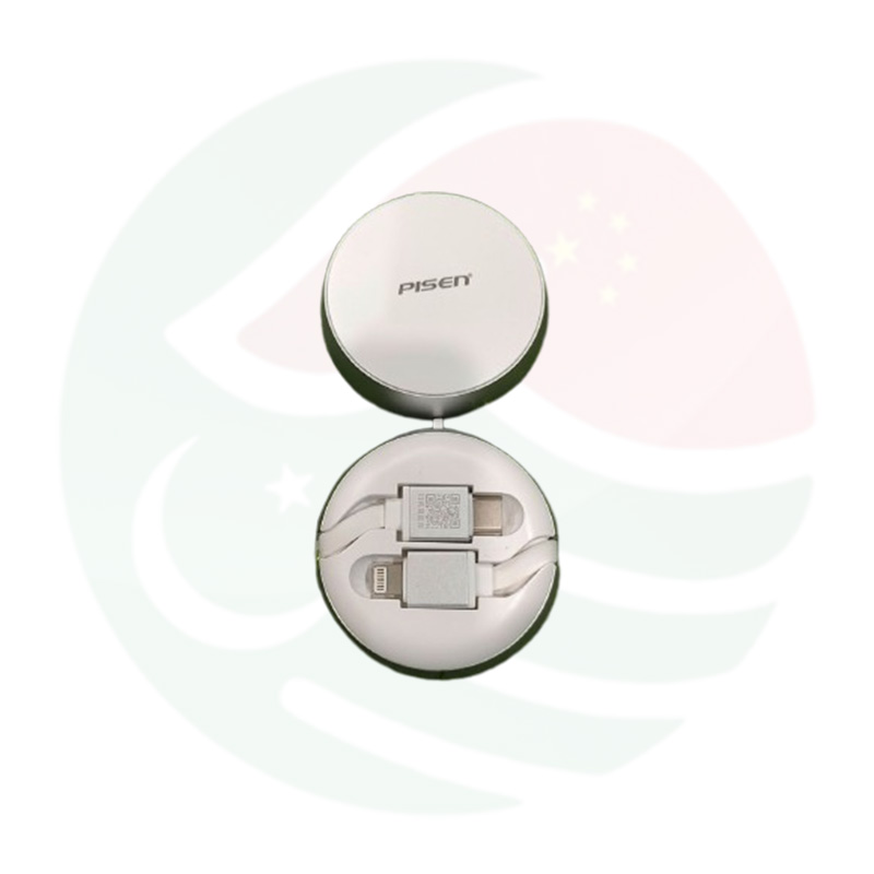 PISEN 20W Type-C to iPhone Retractable Lightning Cable | Fast Charging | (Pouch Packing) - Image 5