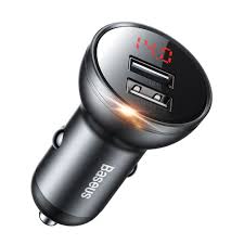 Baseus Digital Display Car Charger 24W