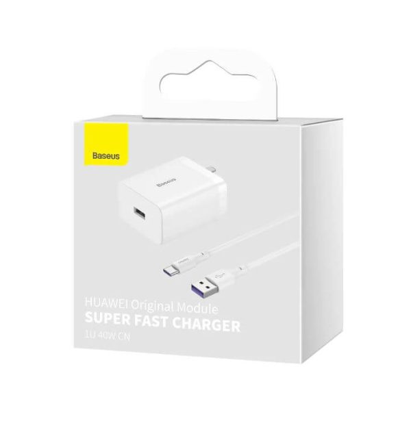 Baseus Huwaei Original Module, Super Fast Charger - 1U 40W CN Black