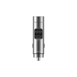Baseus Energy Column Bluetooth Car Charger, MP3 Charger FM Transmitter with bluetooth -open box, pouch packing