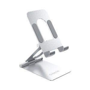 ORICO Phone holder - foldable phone stand - silver Alloy material, with easy pocket size mobile phone holder