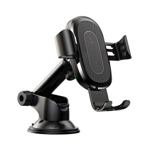 Baseus Car Mount wireless charger, Gravity Wireless Charger Car Mount with Inductive Charger Qi (black)