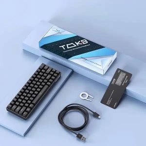 TMKB Kemove Mechanical backlit Gaming Keyboard T63 Wired/Wireless/Bluetooth with Red switch