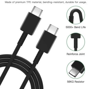 Original Samsung Super Fast Type-C to Type-C Cable 1.8M