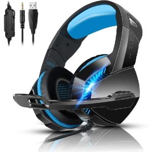 Be-excellent GM-14 Wired LED Gaming Headset - 3.5mm jack with USB for LED glow lights