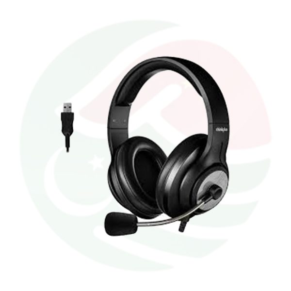 Lenovo ThinkPlus G25-B USB Headphones Black