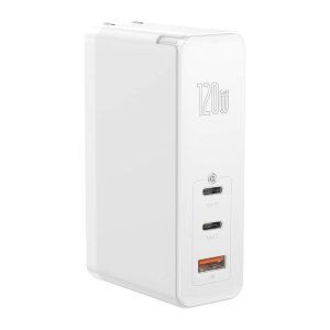 Baseus 120w Dual PD+USB Charger (Without Box)