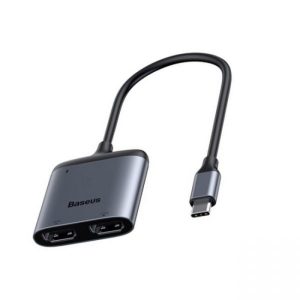 Baseus Enjoy series Type-C to HDMI*2+PD HD intelligent HUB adapter