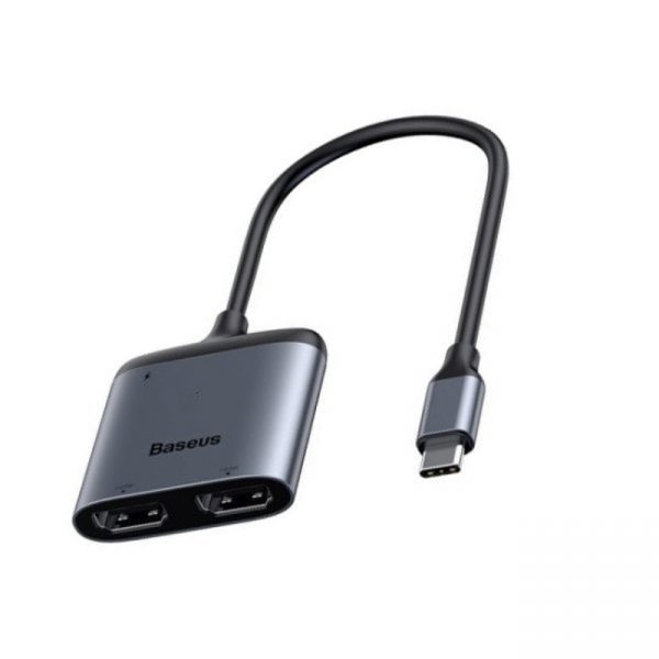 Baseus Enjoy series Type-C to HDMI*2+PD HD intelligent HUB adapter