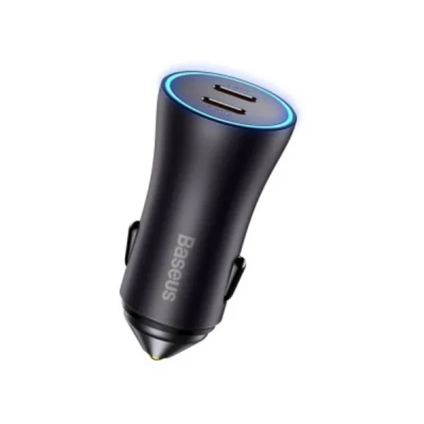 Baseus Golden Contactor Pro Dual Quick Car Charger U+C 40W