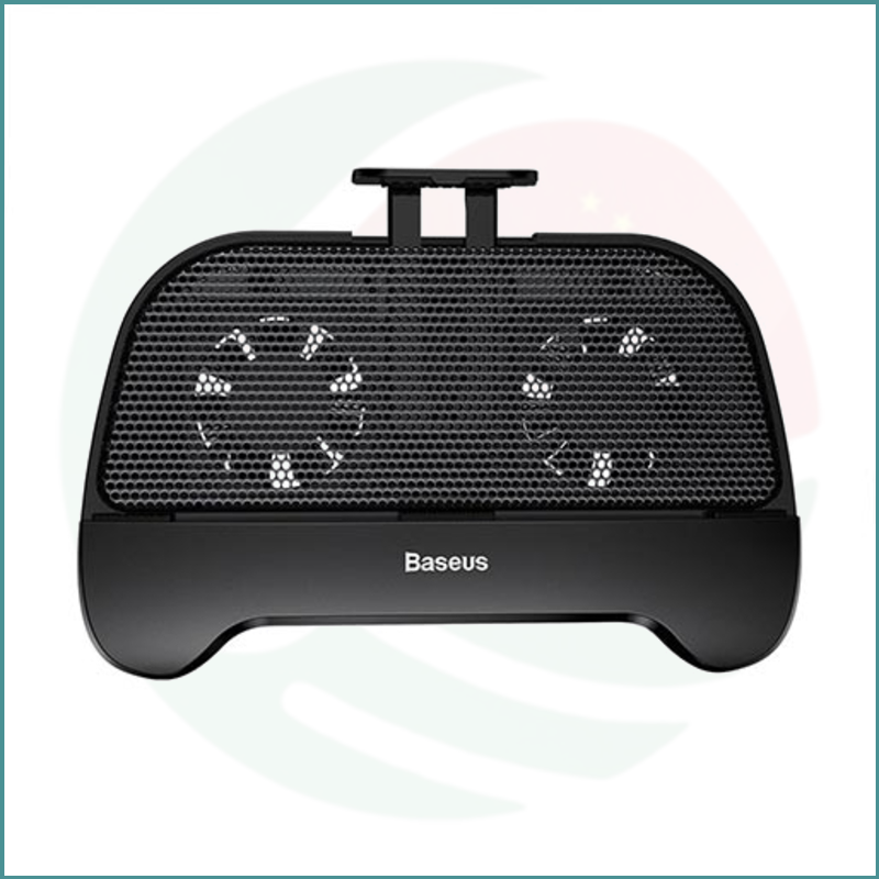 Baseus Mobile Games Hand Handle | Cooling Fan | 2000mAh Power Bank | Ergonomic Grip | Black