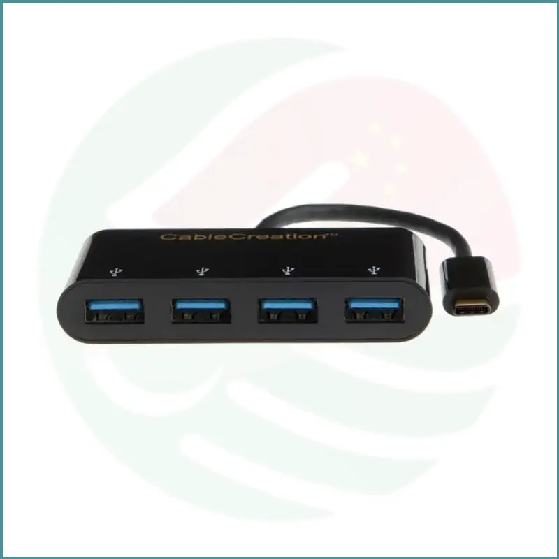 CableCreation Type-C to 4× USB 3.0 Hub | 5Gbps | Compact & Portable | Plug & Play - Image 2