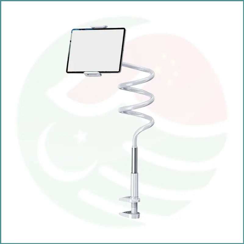 DIVI Phone Stand Clip | 360° Rotation | Adjustable Arm | Gravity Linkage | White