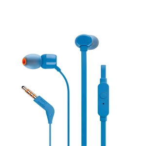 JBL Tune 110 3.5mm Wired Earphones With Mic 100% Original(Pouch Packing)