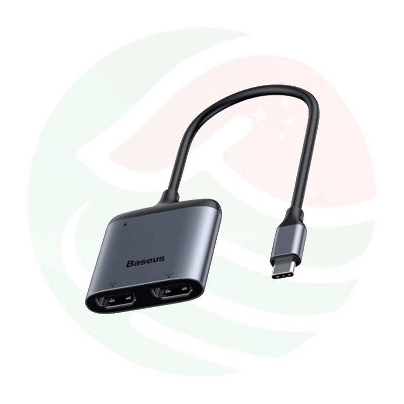 Baseus Enjoy series Type-C to HDMI*2+PD HD intelligent HUB adapter