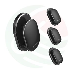 Baseus Small Shell Hook - Durable Hanger For Car, Home, Garage (4 pcs. in a set) - Black