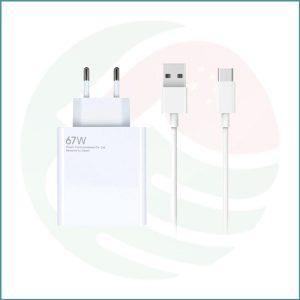 Xiaomi 67w Fast Charger with USB to Type-C Cable (Without Box)