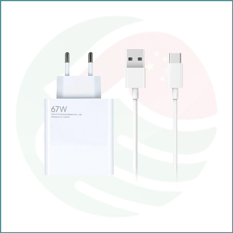 Xiaomi 67w Fast Charger with USB to Type-C Cable (Without Box)