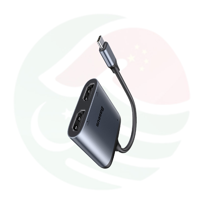 Baseus Enjoy series Type-C to HDMI*2+PD HD intelligent HUB adapter - Image 3