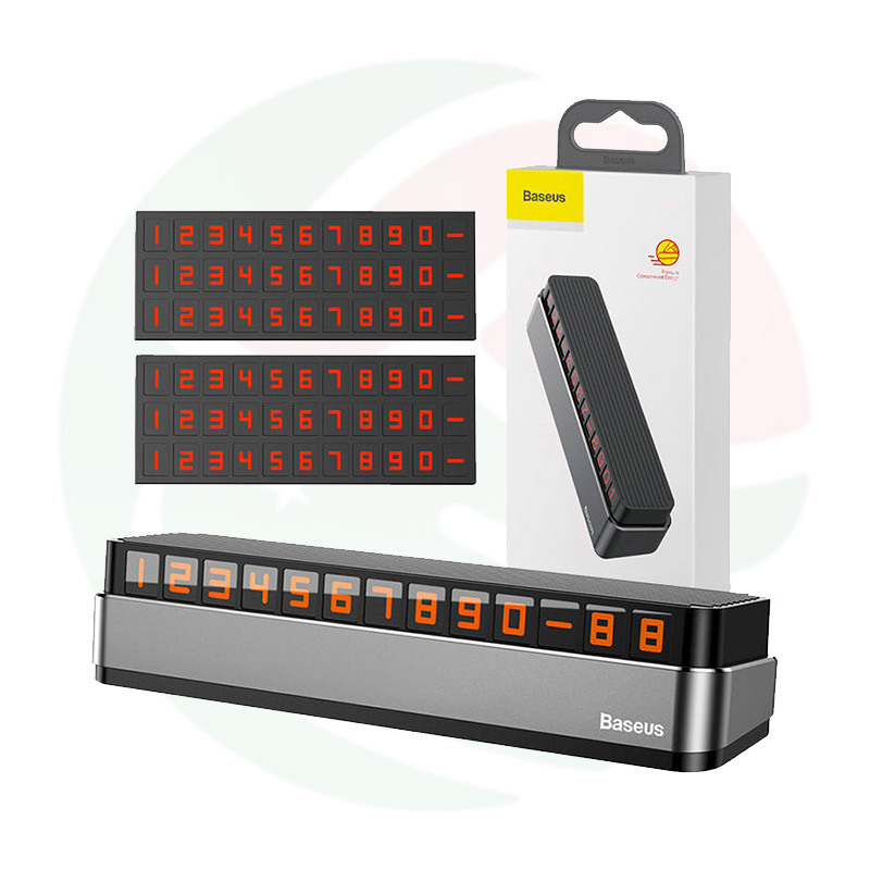 Baseus Moonlight Box Series Temporary Parking Number Plate - Image 4