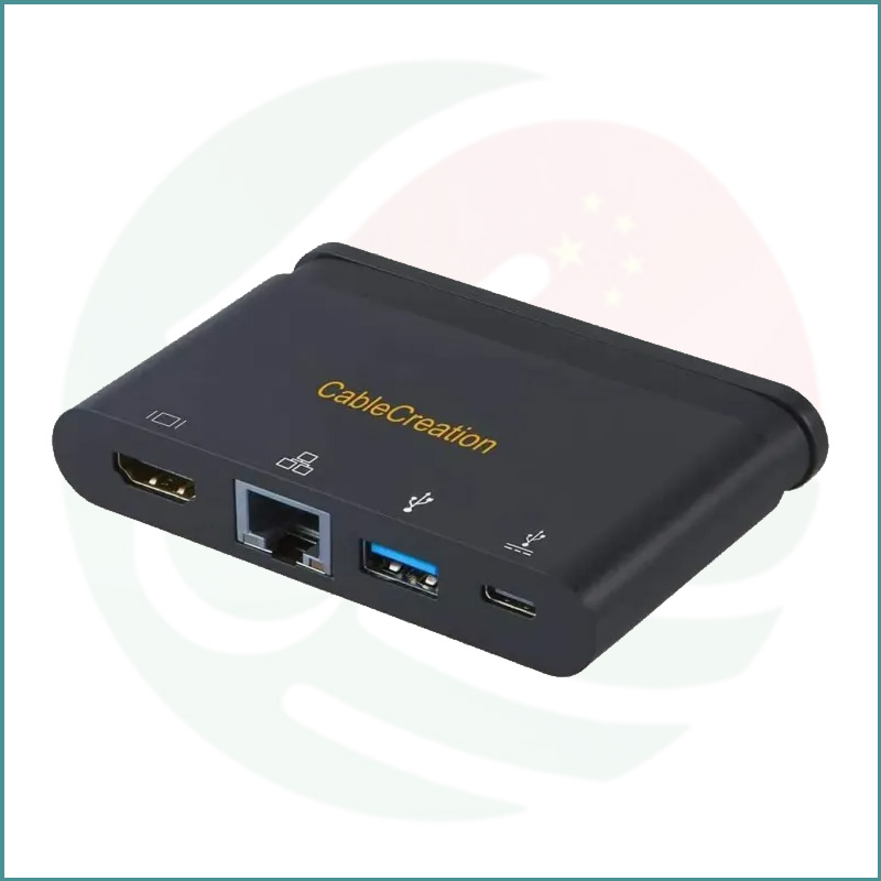 CableCreation USB 3.1 Type-C to HDMI + USB 3.0 + RJ45/Ethernet + Type-C PD Charging Adapter