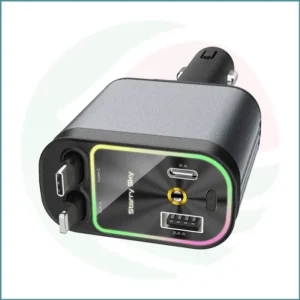 4 in 1 Retractable Car Charger with Starlight | 66W USB‑C Fast Charging | Dual USB Ports
