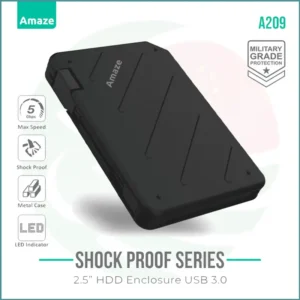 Amaze Shock Proof 2.5" HDD Case USB 3.0 | A209