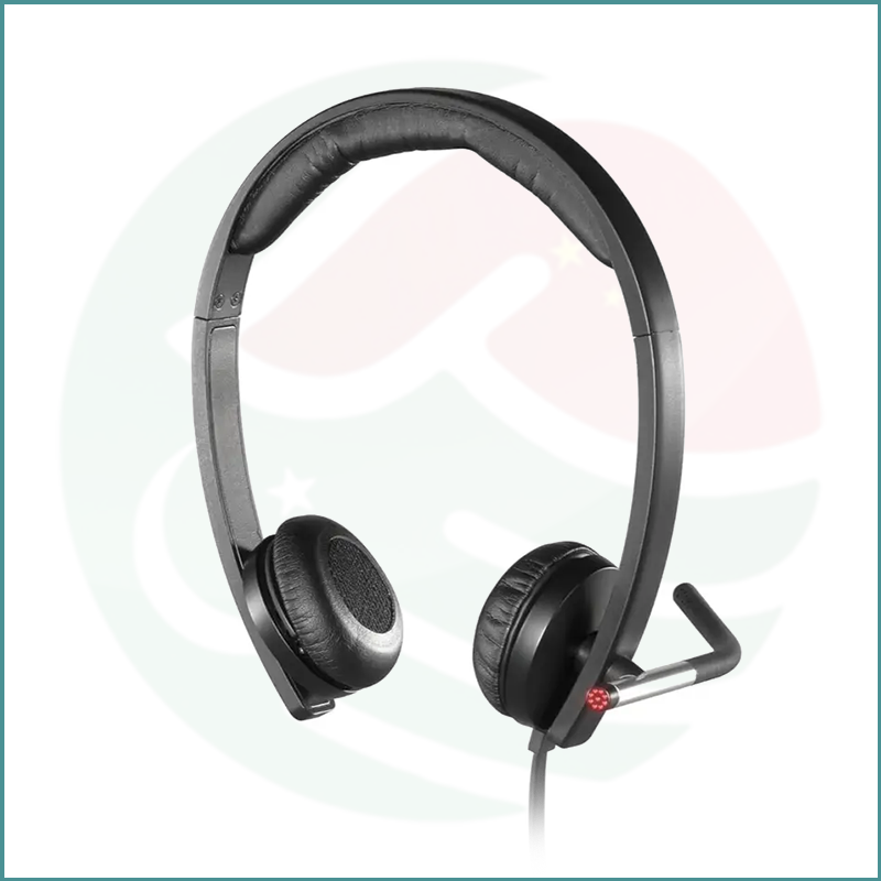 Logitech H650e USB Business Headset | Stereo | Noise‑Cancelling Mic | (Pouch Packing) - Image 3