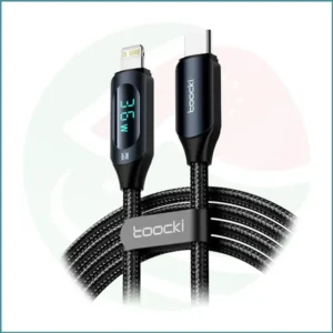 Toocki 36W Type-C to Lightning | 2 Meter Cable With Digital Display | PD Super-Fast Charging