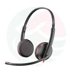 Plantronics Blackwire C3225 | Noise Cancelling, USB Headset (Pouch Packing)