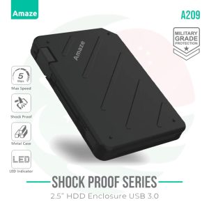Amaze Shock Proof 2.5" HDD Case USB 3.0 | A209