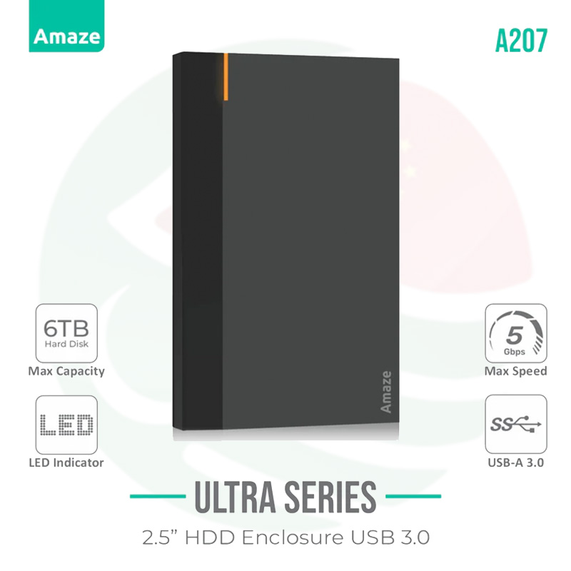 Amaze ULTRA SERIES 2.5" HDD CASE USB 3.0 | A207