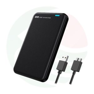 DM HD001 HDD 2.5 Enclosure Case USB 3.0 to SATA HDD Hard Drive - Black