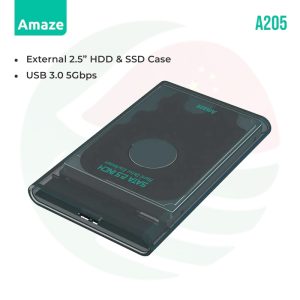 AMAZE USB 3.0 EXTERNAL HDD CASE ENCLOSURE 2.5” | A205