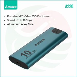 Amaze Portable M.2 NVMe SSD Enclosure 10Gbps | A220